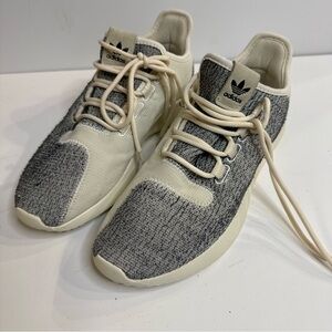 Adidas Tubular Shadow Mens Running Shoes Size 7 Gray Knit Low Top Snea…